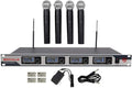 Quad Wireless UHF 4 Microphone System I5599