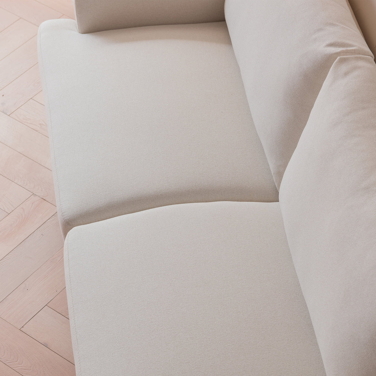 Beige Upholstered Futon Sofa Couch Loveseat M334