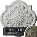 20 inch x 1 3/4 inch Hand-Painted Ceiling Medallion P370686
