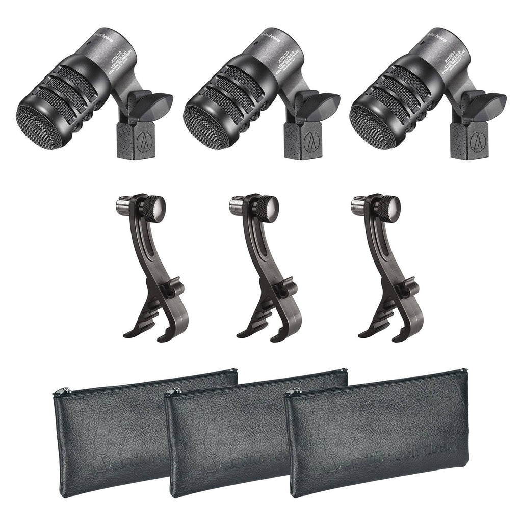 3-Pack Hypercardioid Dynamic Instrument Microphone A62113