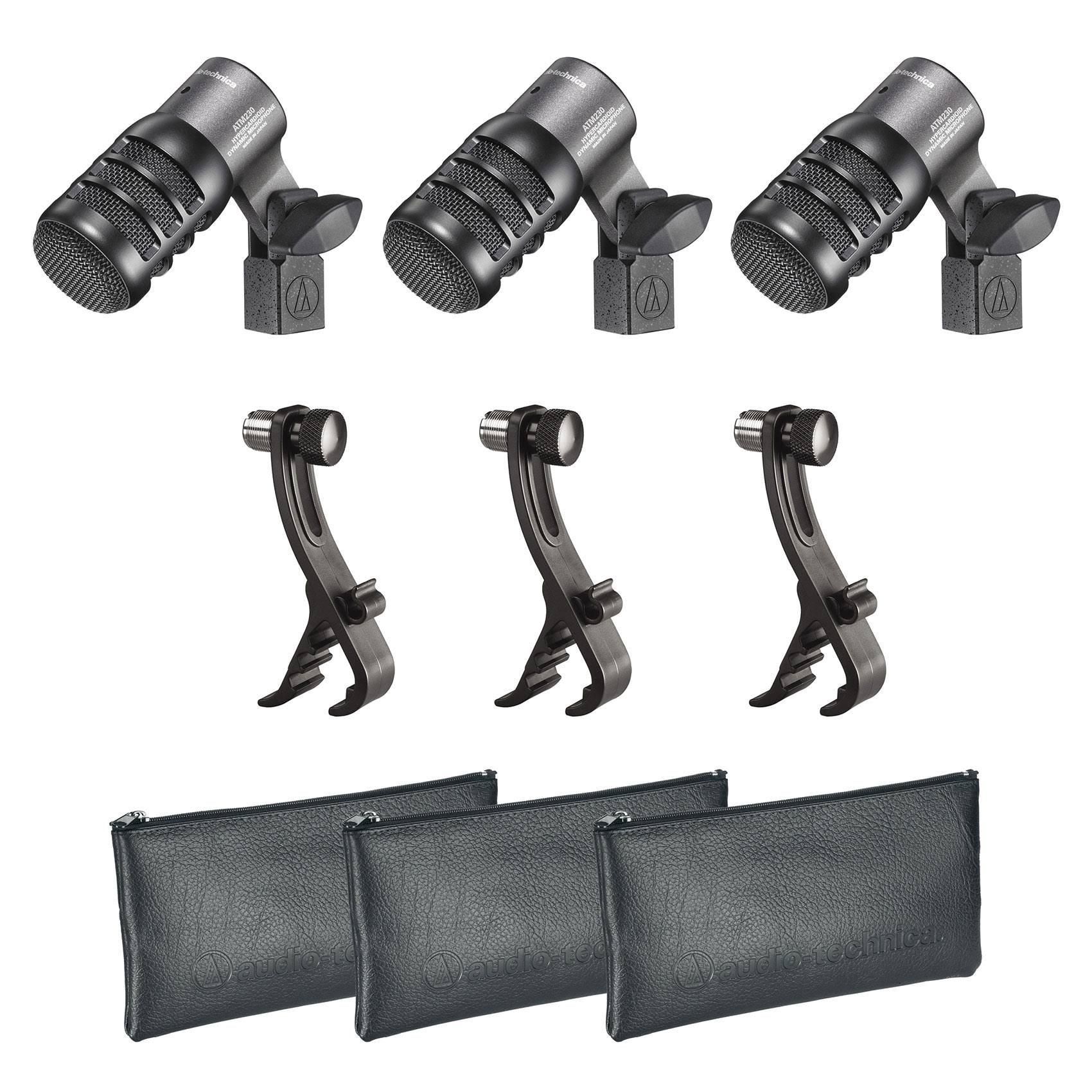 3-Pack Hypercardioid Dynamic Instrument Microphone A62113