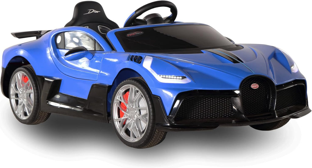 Blue Dual Motor Electric Ride On Car with Parental Remote F390920
