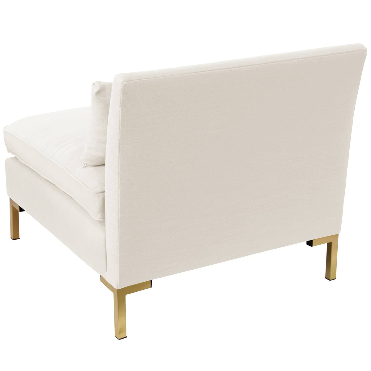 White Armless Chair X5657