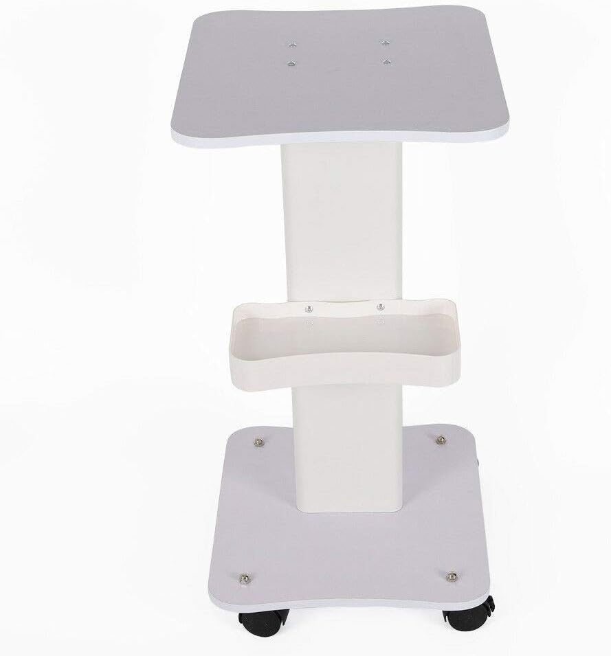 White Rolling Cart with Wheels, Pack of 2 C424845