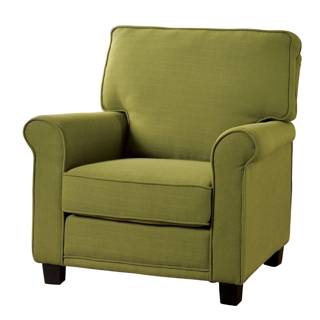 Green Flax Fabric Chair J84715