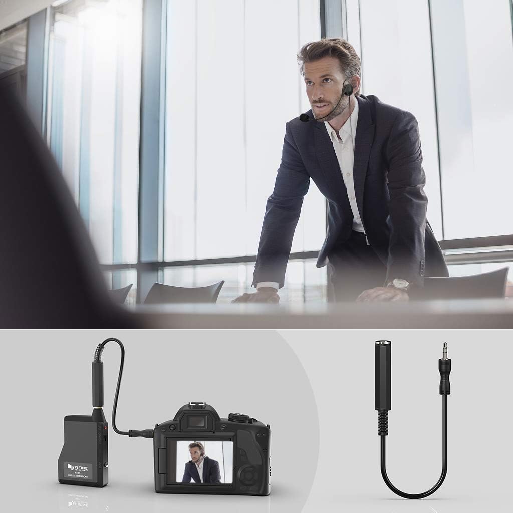 Wireless Microphone System with Headset and Lavalier Lapel Mics H730