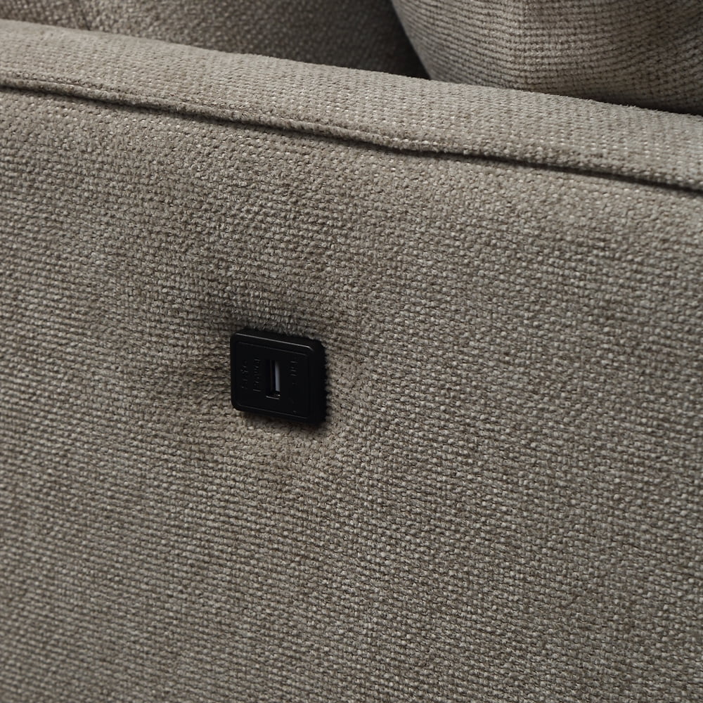 Cream 2 Seater Loveseat with Waterproof Fabric N547