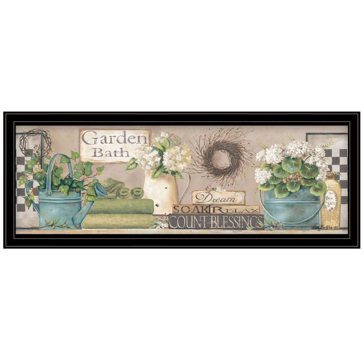 Black Frame Framed Print C184