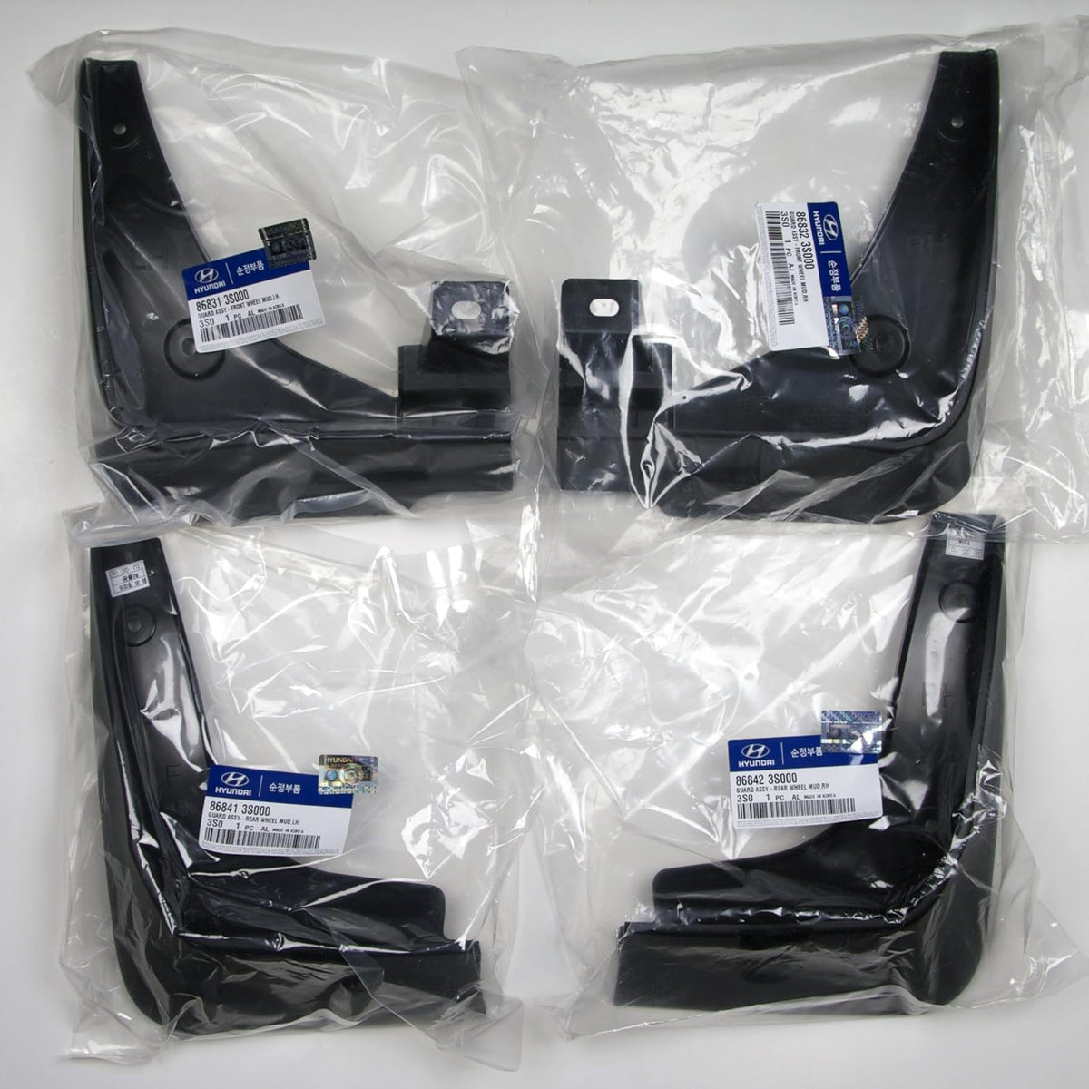 Mud Guard Flap Splash 4-pc Set N484