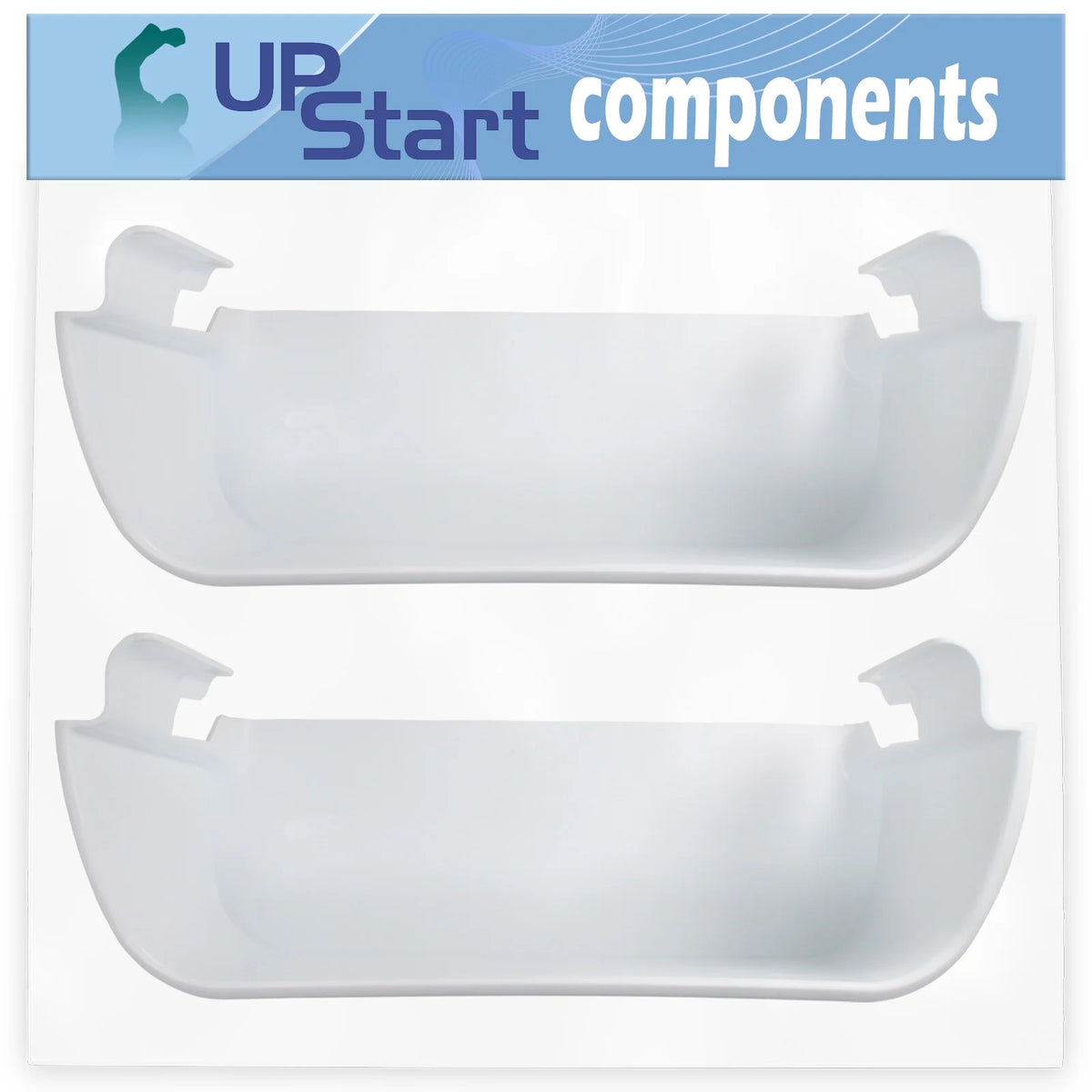 2-Pack Refrigerator Door Shelf Bin Replacement J632