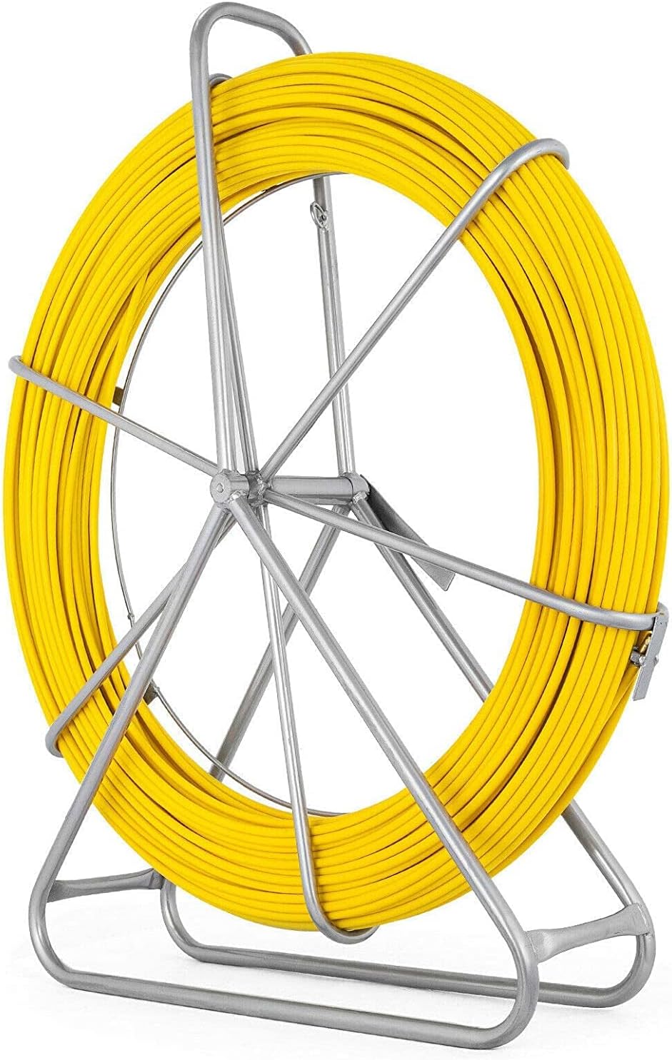 Fiberglass Fish Tape 6MM 656FT with Steel Reel Stand C113873