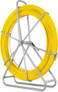 Fiberglass Fish Tape 6MM 656FT with Steel Reel Stand C113873