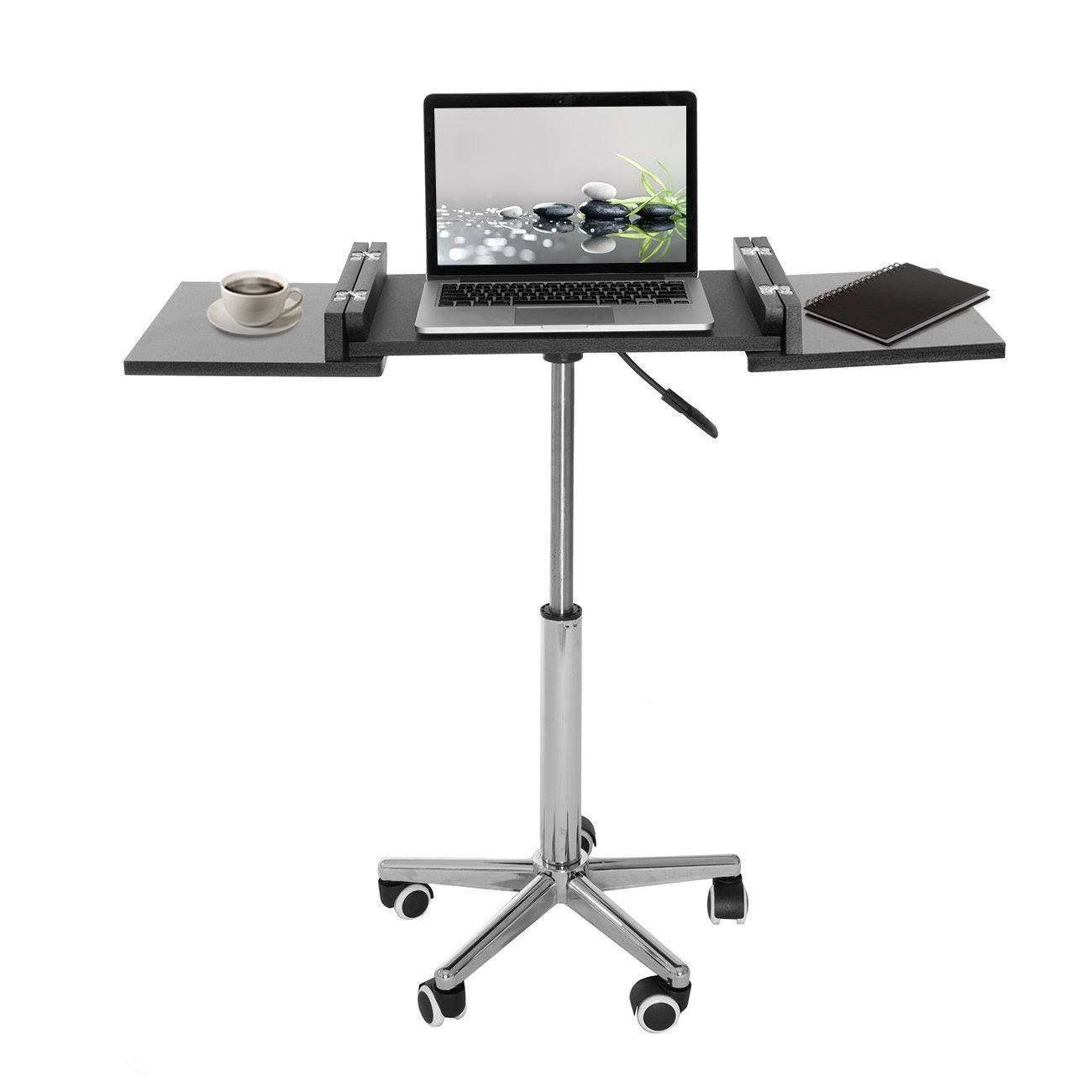 Graphite Folding Table Laptop Cart R153886