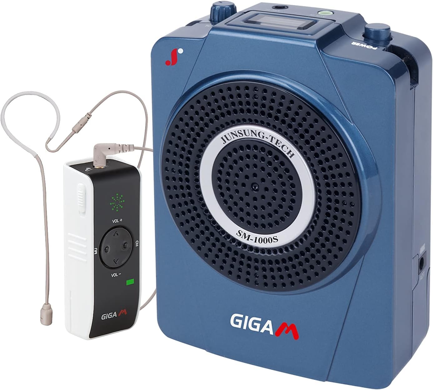 40W 2.4GHz Wireless Portable Voice Amplifier with Wireless Transmitter J407