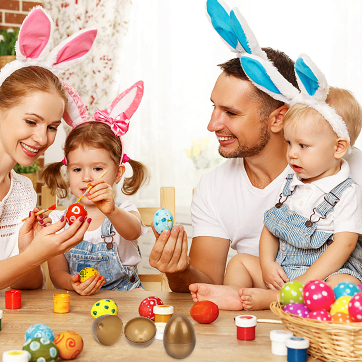 12 Pcs Filled Plastic Easter Eggs Y204