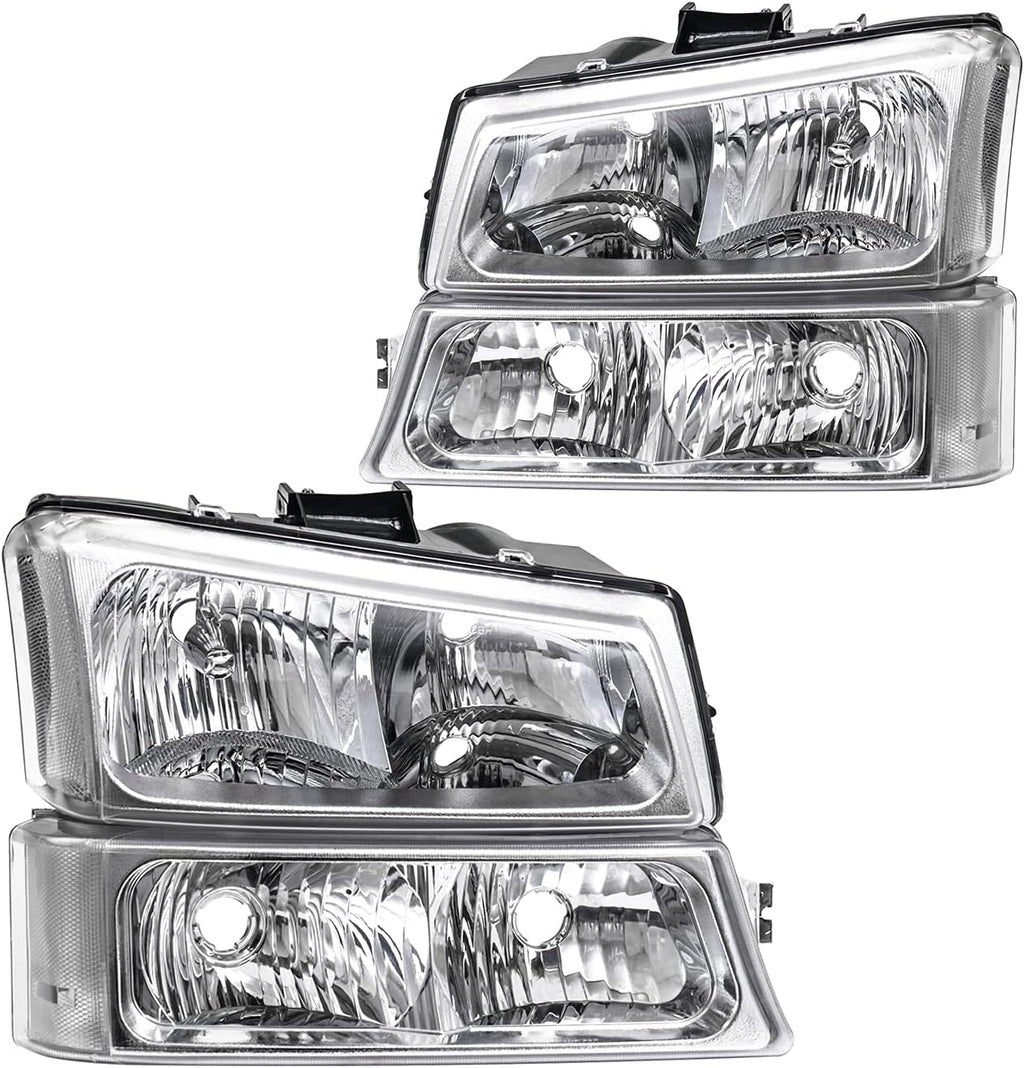 Smoke Lens Headlight Assembly Pack of 2 W172080