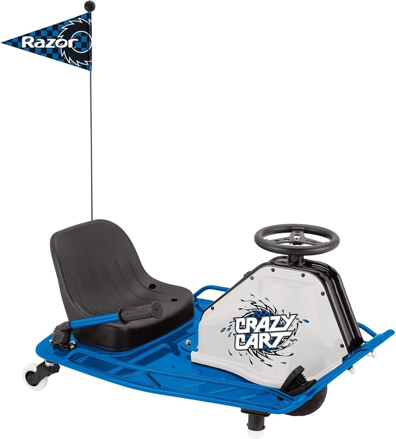 Blue Motorized Drifting Cart with Drift Bar O612626