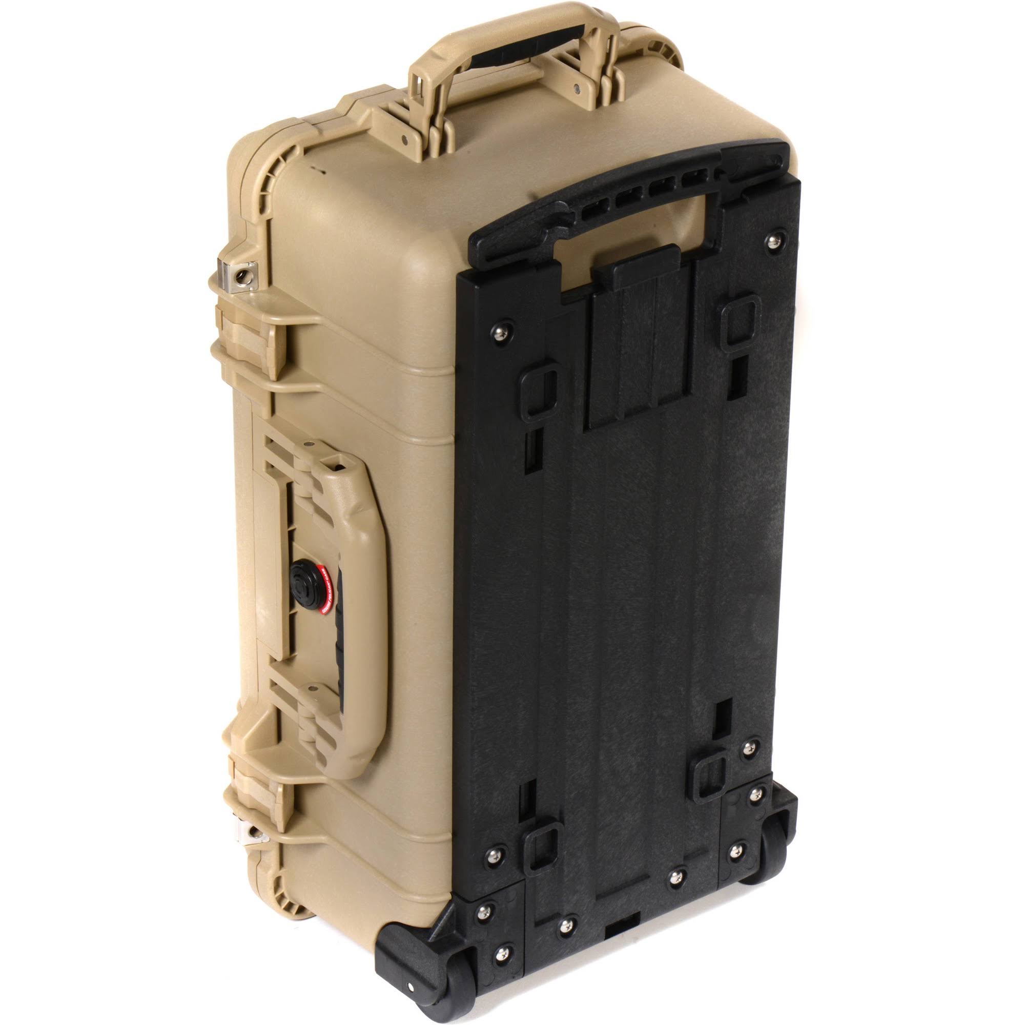 Desert Tan Carry on Case with Yellow and Black Divider Set X39931