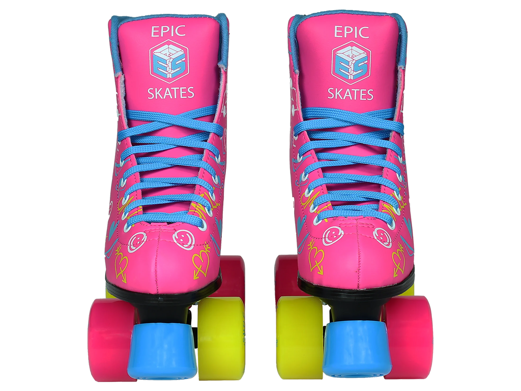 Blush Quad Roller Skates - Size 9 U4035