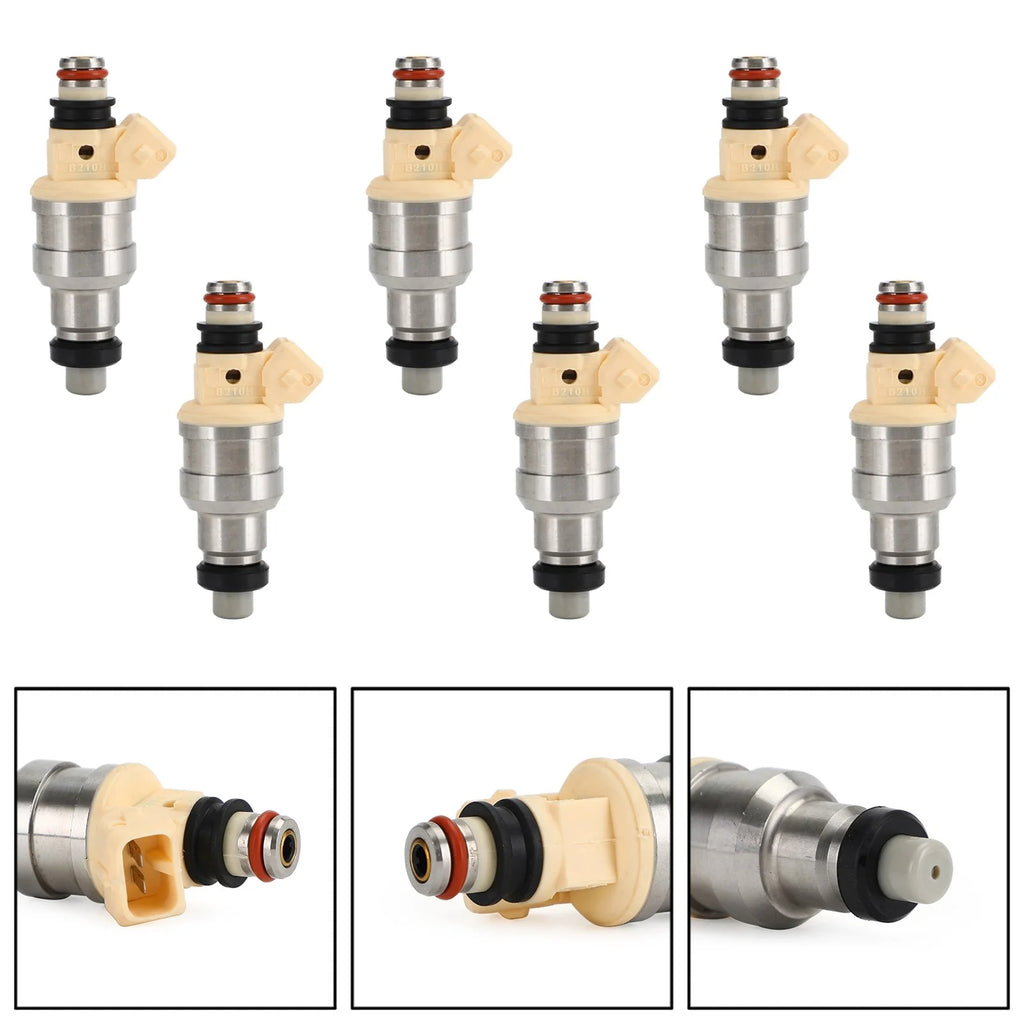 6pcs Fuel Injector for Mitsubishi Mirage Montero Galant Sigma Eclipse A49009