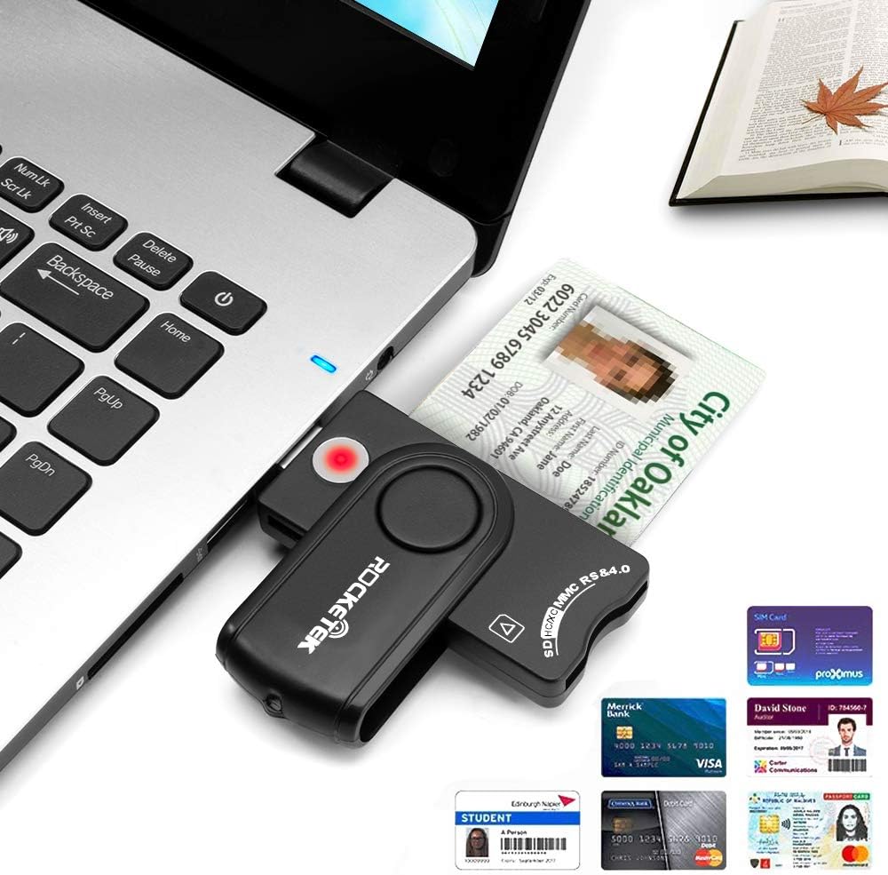 USB Smart Card Reader with SDHC/SDXC/Micro SD Card Slot C92109