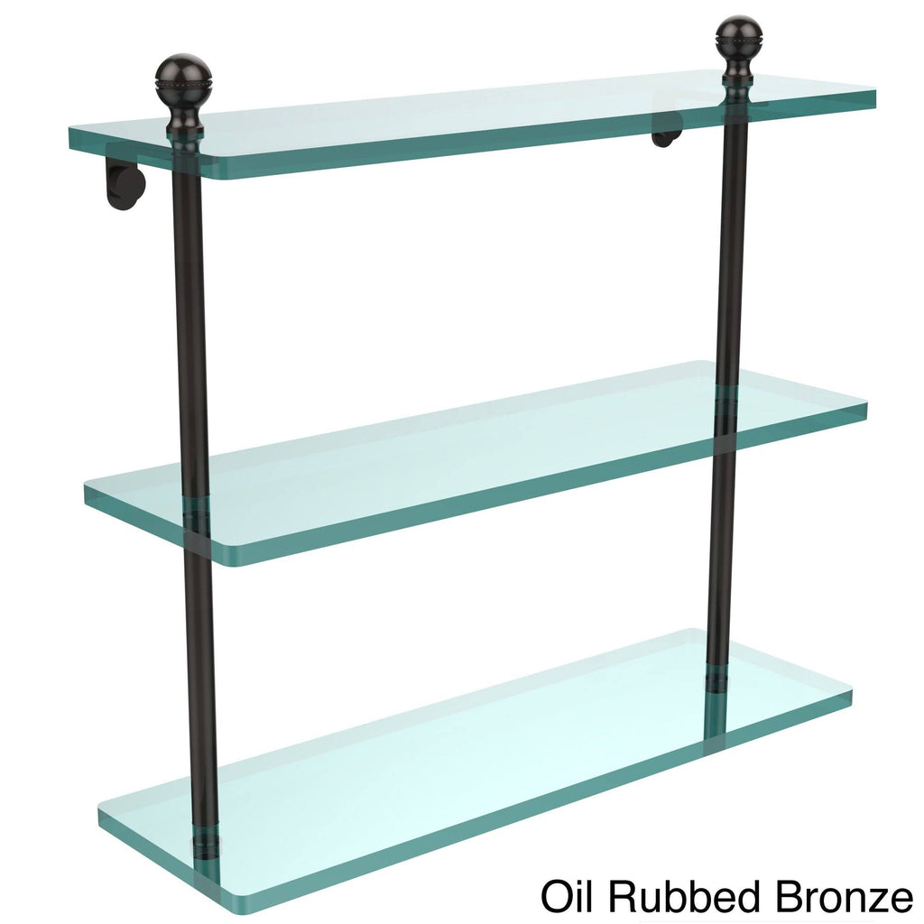 Triple Tiered Glass Shelf O41256
