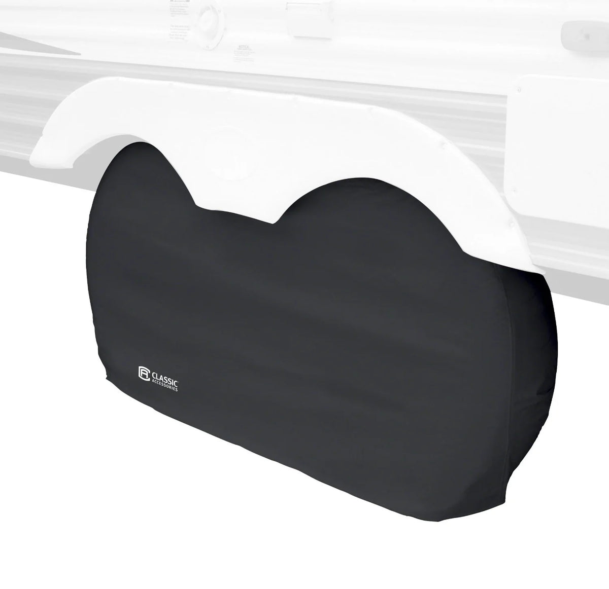 Black Dual Axle Wheel Cover Z9805