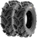Pair of 2 ATV UTV Mud & Trail Tires, 6 PR, Tubeless X515857