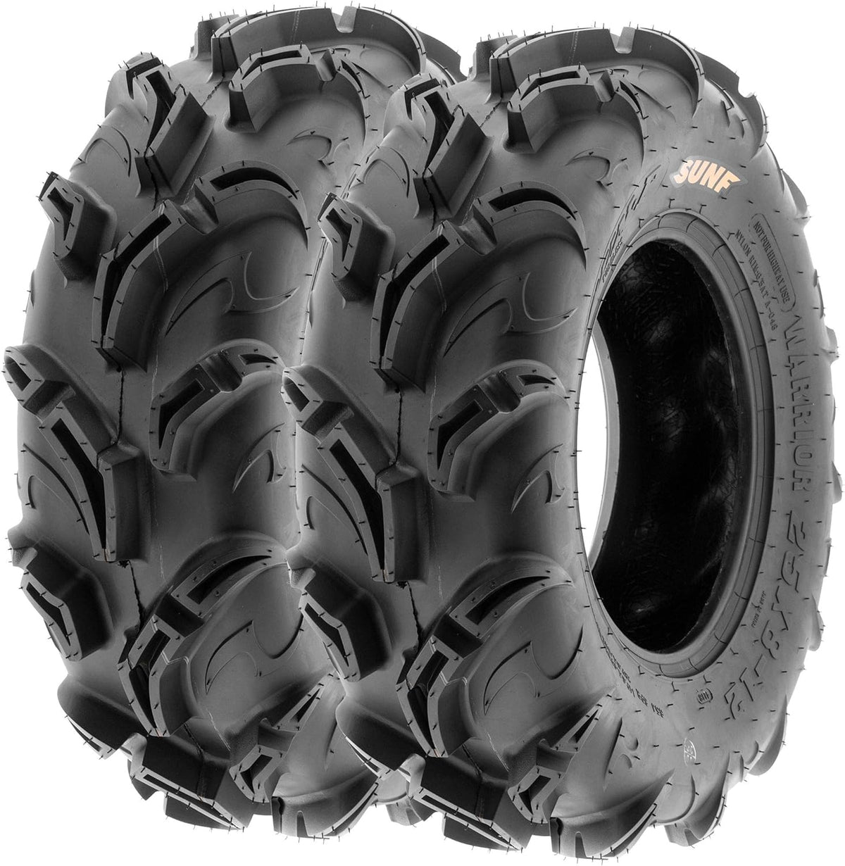 Pair of 2 ATV UTV Mud & Trail Tires, 6 PR, Tubeless X515857