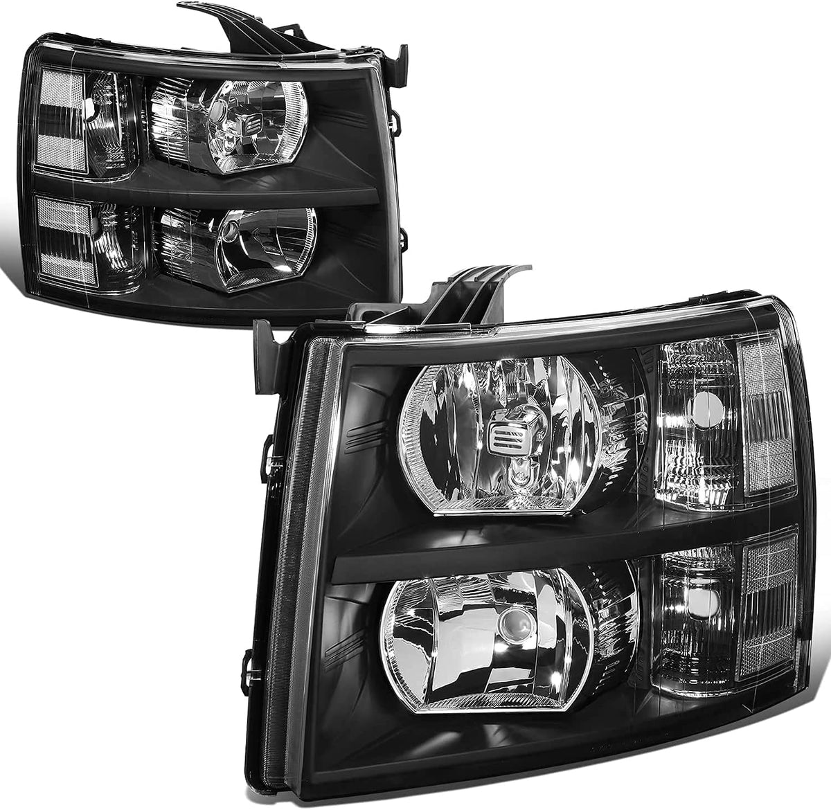 Smoke Lens Headlight Assembly Pack of 2 W172080