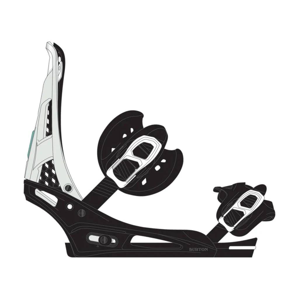 Black/Chalk Snowboard Bindings D447