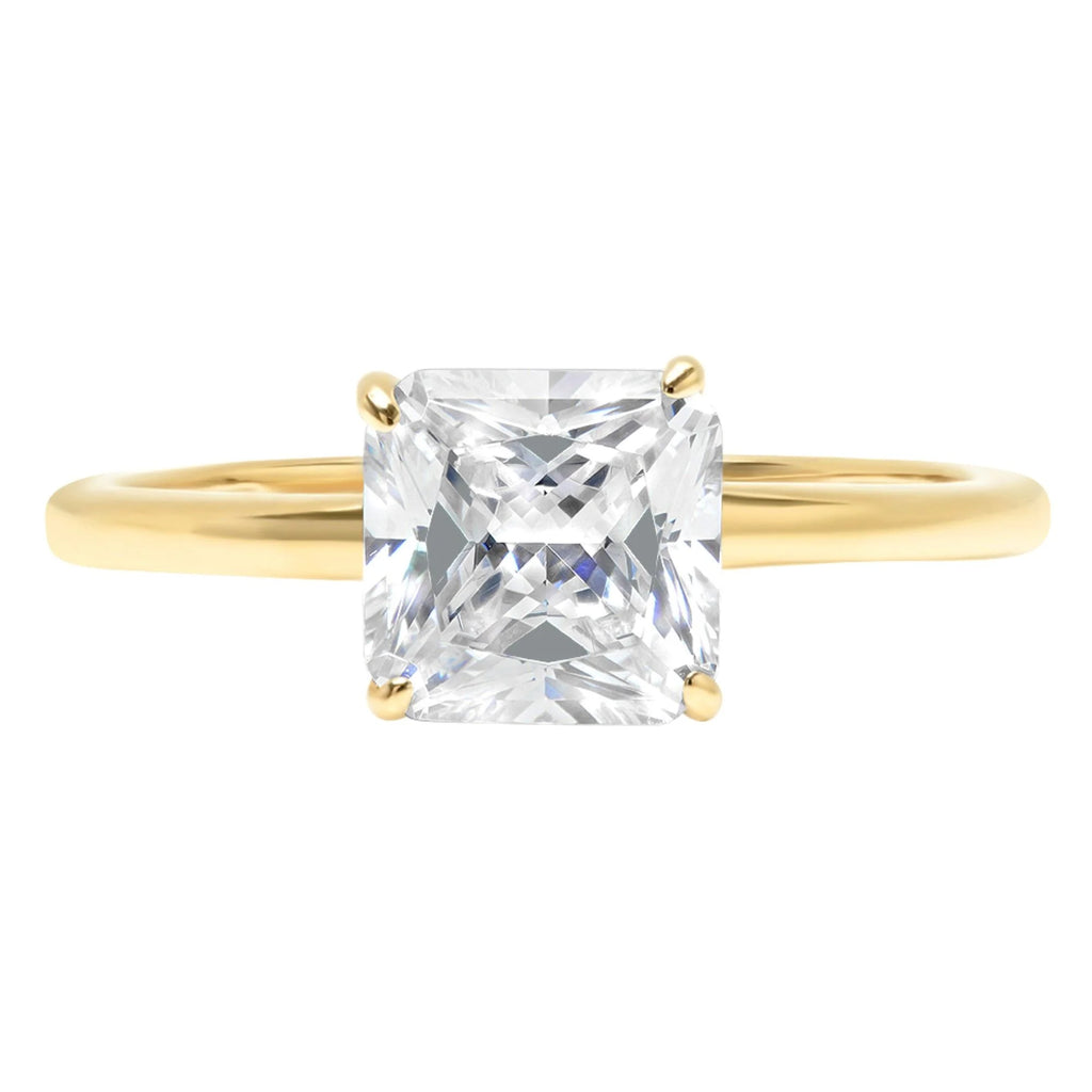 18K Yellow Gold Solitaire Ring S839341