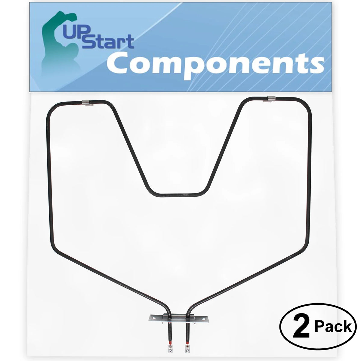 2-Pack Replacement Bake Element for General Electric Oven Heating Element Q1344