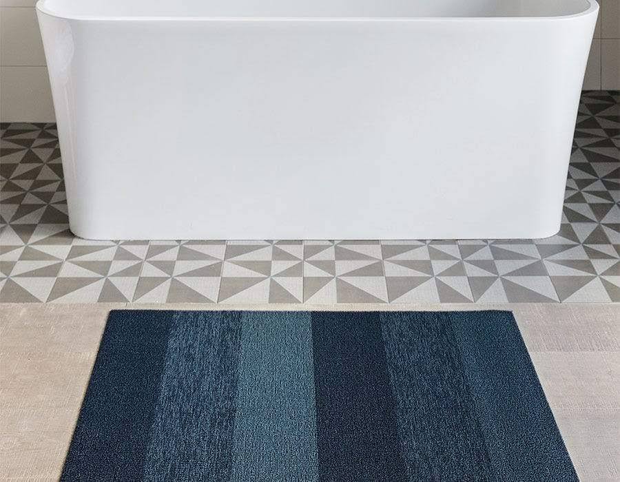 Bay Blue Shag Mat Z7819