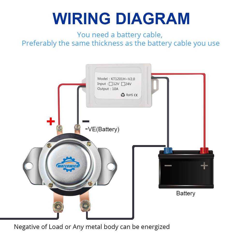 12V 180Amp Car Marine Battery Disconnect Switch Pack of 2 N59040