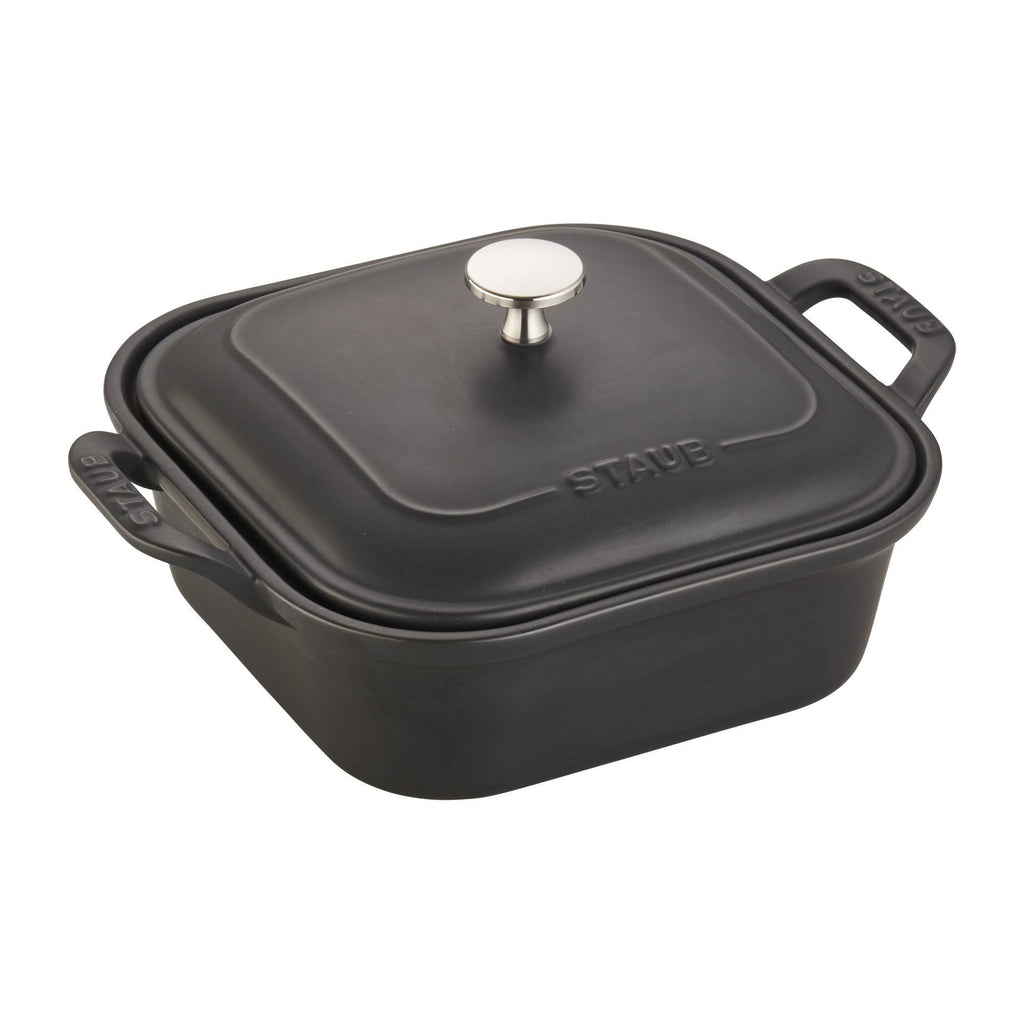 Matte White Square Covered Baking Dish M5288