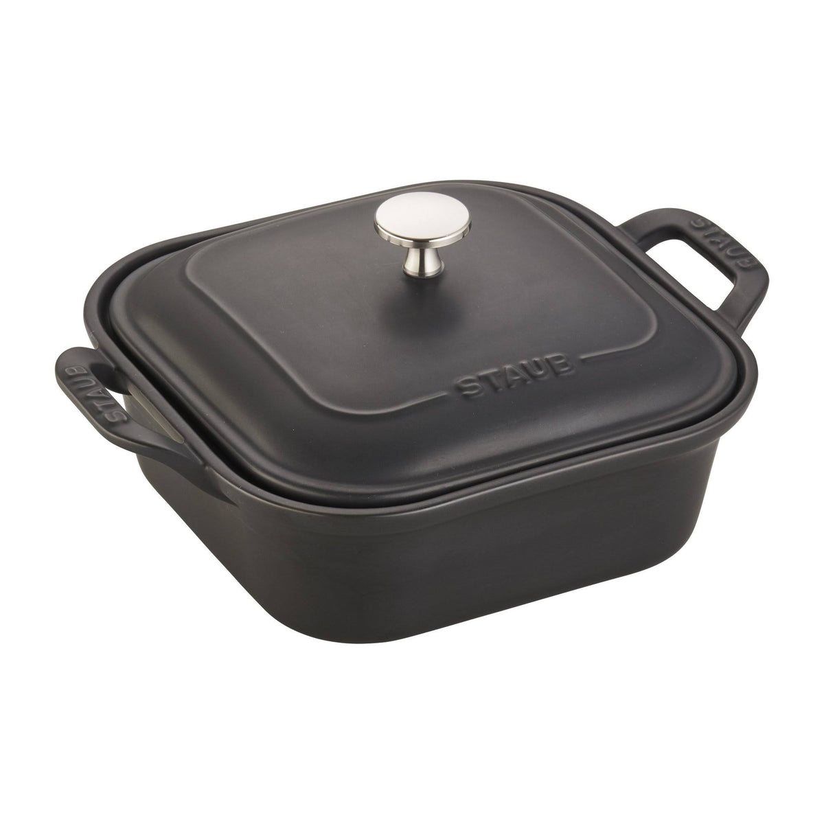 Matte White Square Covered Baking Dish M5288
