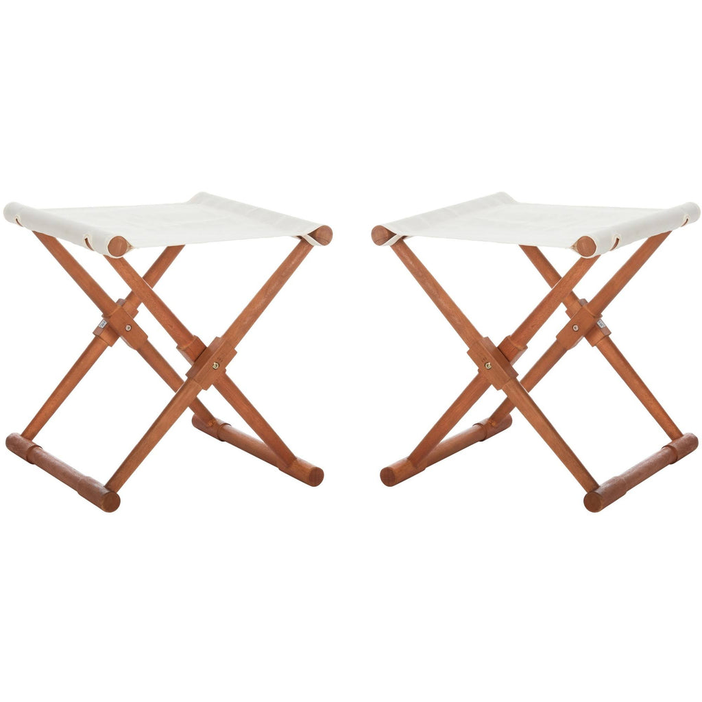 Beige/Natural Stool (Set of 2) B893