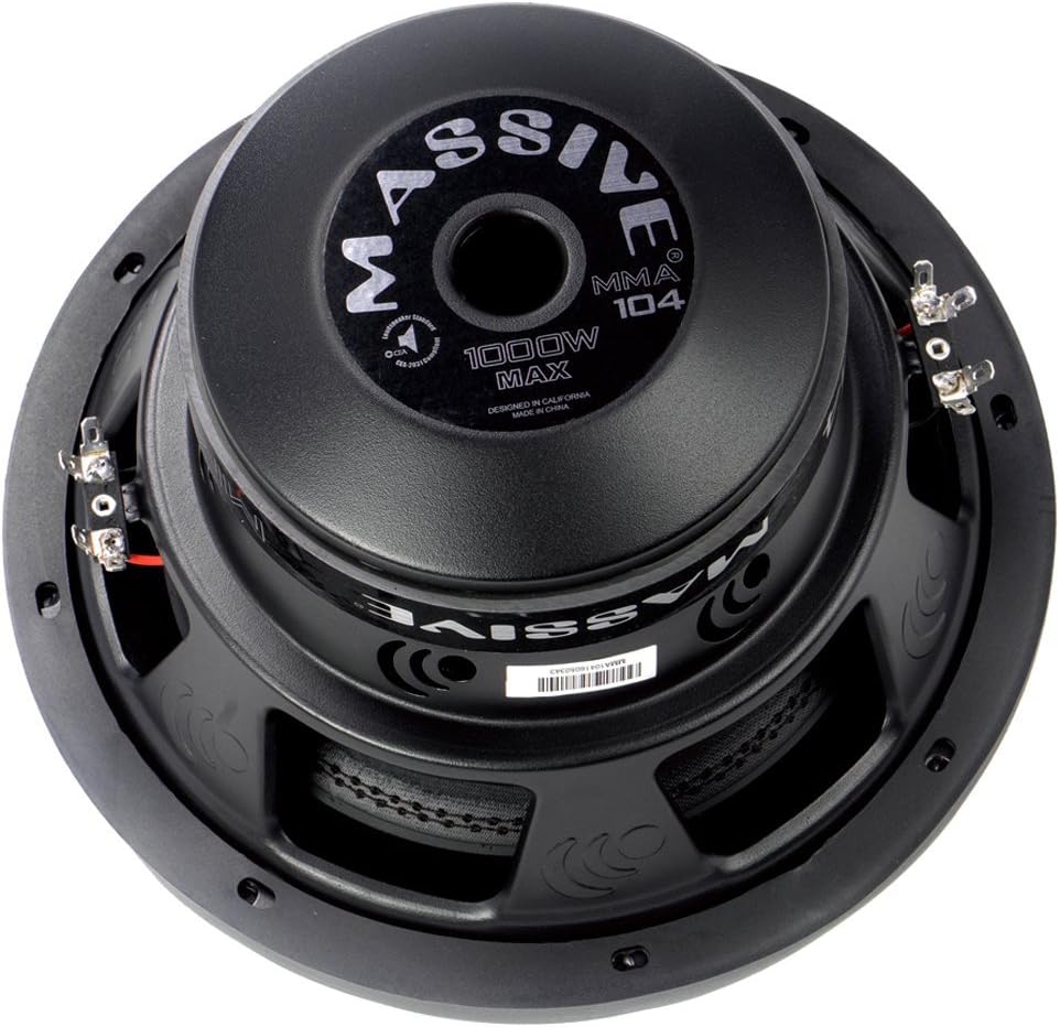 10 Inch 1000 Watt Dual 4 Ohm Car Subwoofer W11838