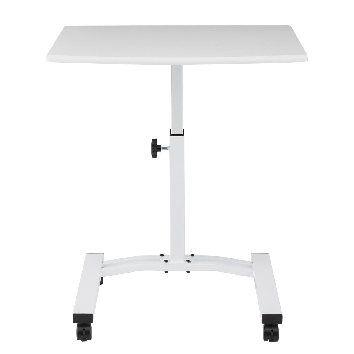 Black Mobile Height Adjustable Laptop Desk Cart M854695