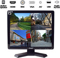 15 Professional CCTV Monitor VGA HDMI AV BNC LCD Security Screen P1440