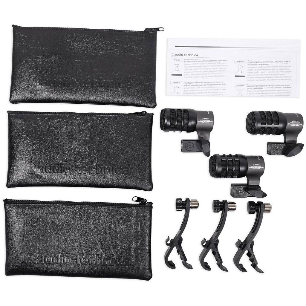 3-Pack Hypercardioid Dynamic Instrument Microphone A62113