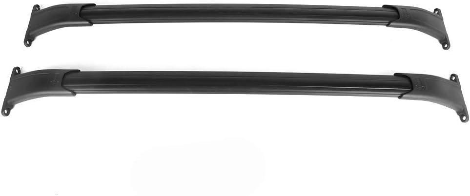 Black Aluminum Roof Rack Cross Bar Pack of 2 V1085