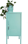 Navy Metal Locker End Table H660566
