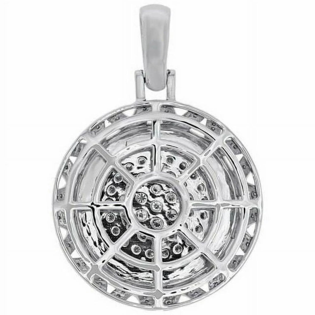 14K White Gold Lab Grown Diamond Pendant N8918