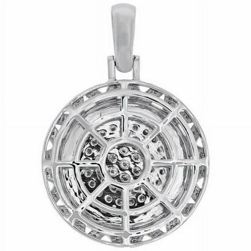 14K White Gold Lab Grown Diamond Pendant N8918