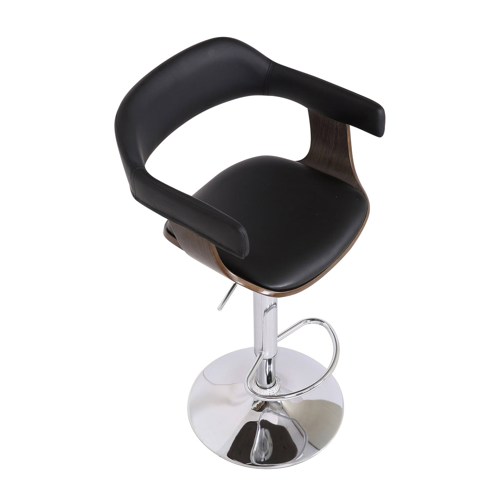 Swivel Adjustable Oak Wood Barstool W89120