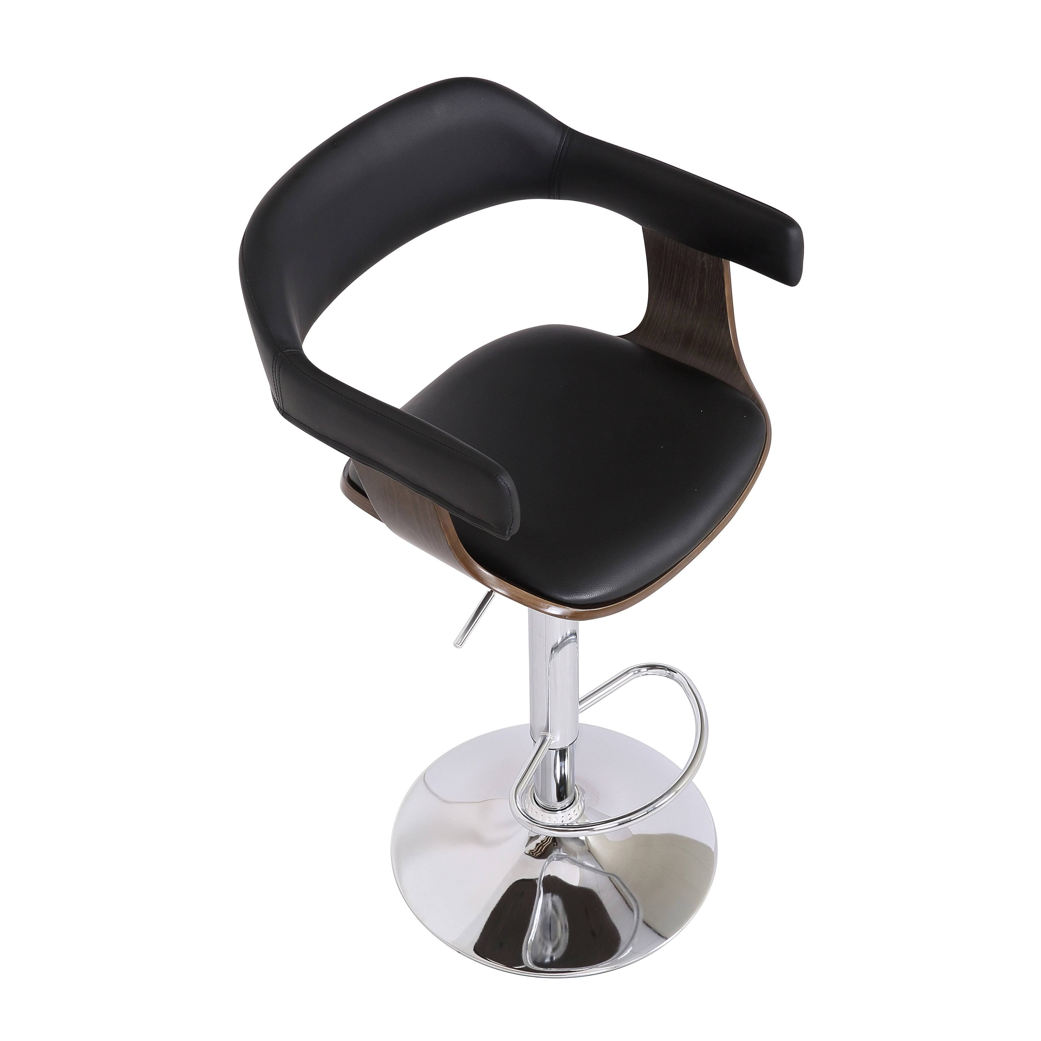 Swivel Adjustable Oak Wood Barstool W89120