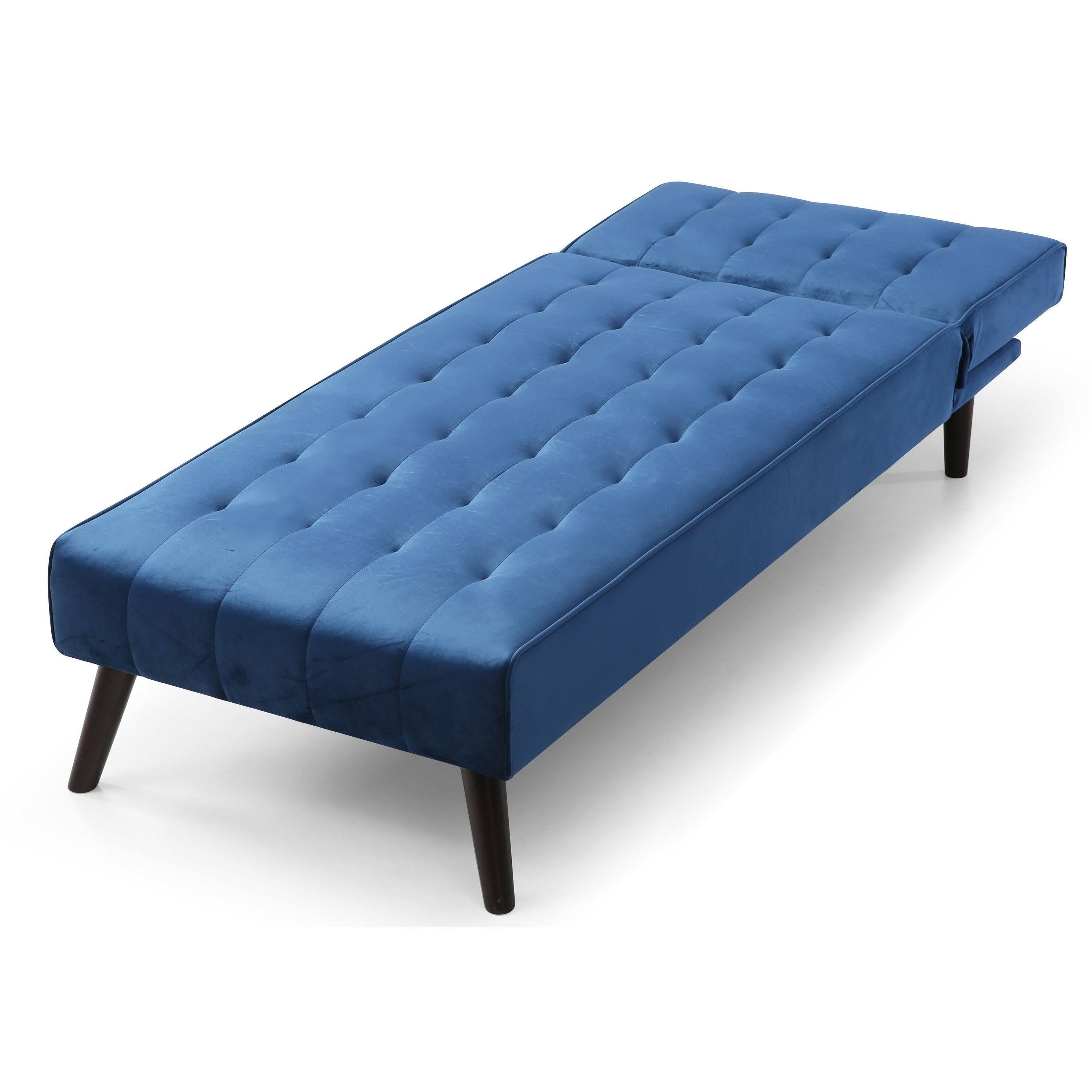 Pink Velvet Chaise Bed K657295