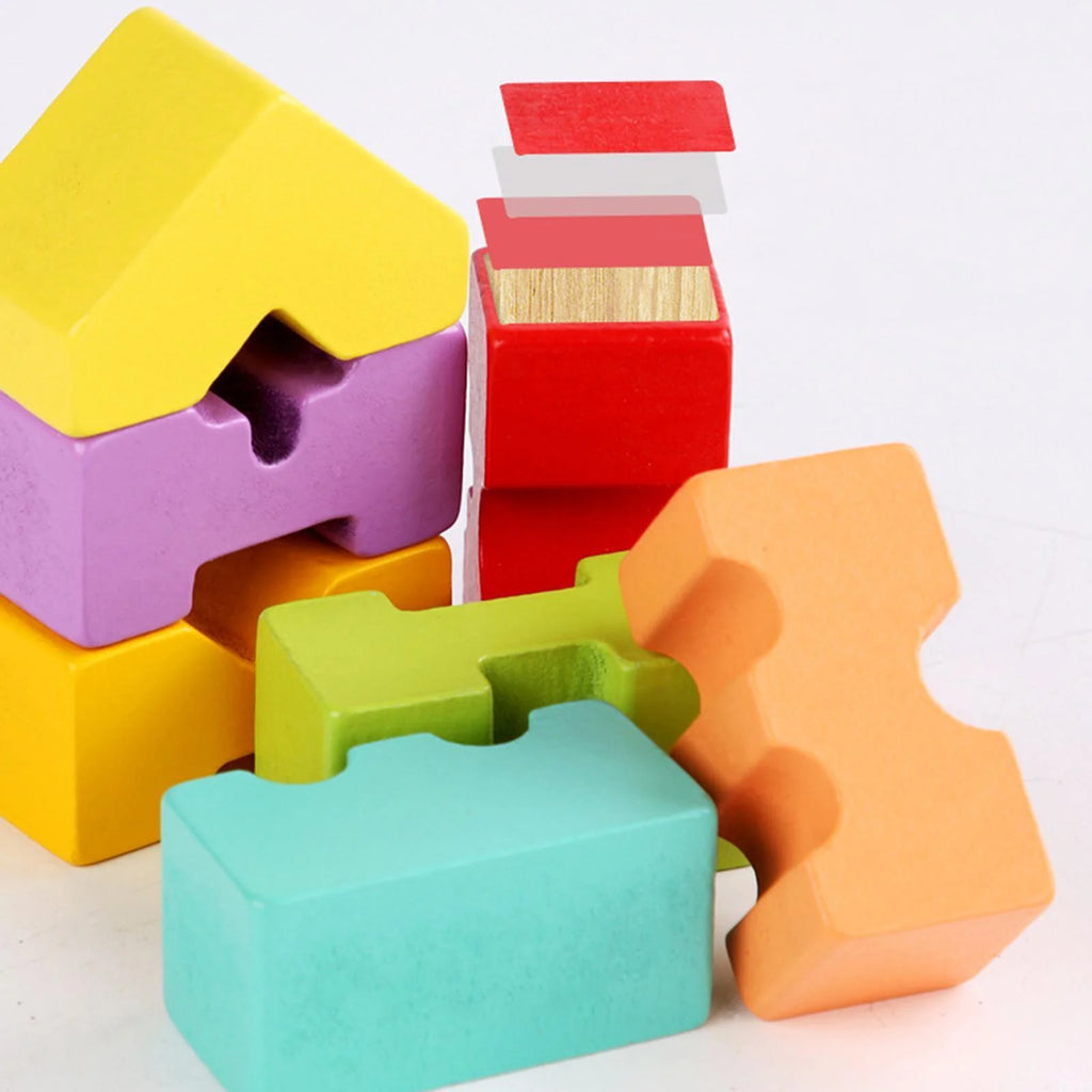 Rainbow Stacker Stacking Game Construction Toys Q174678
